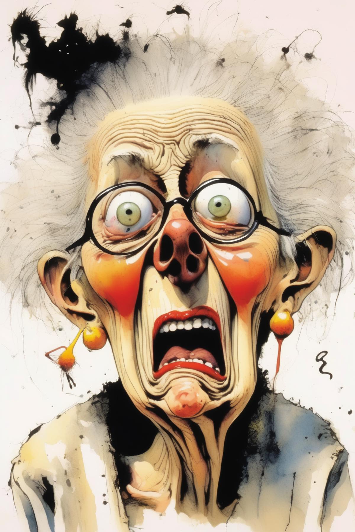 Ralph Steadman Style image by Kappa_Neuro