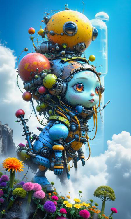 ORIGINAL PROMPT: by Rene Laloux, life on a surreal fantastic planet
PRODUCTION PROMPT: Original prompt was used. <lora:cg_concept_style:0.64> <lora:dr_diffusion_negative-detail_enhancer_pnte_2_0:-0.42>