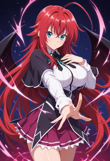 [Illustrious, SD1.5] Rias Gremory リアス・グレモリー / High School D×D