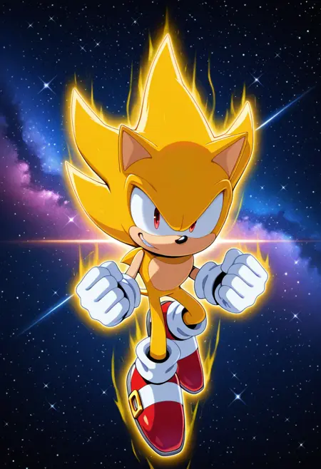 Super Form Aura | Sonic Series [PONY XL/ILLUSTRIOUS] by Mlaofmd