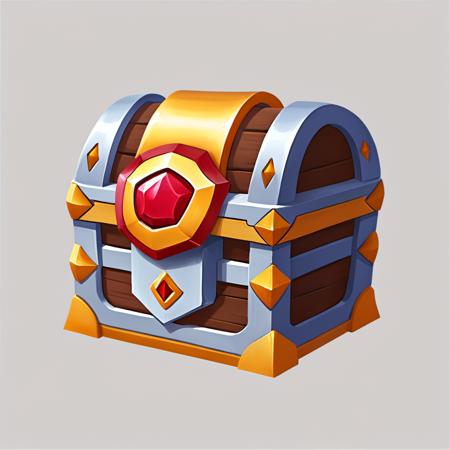 Casual Game Chest Icon SDXL v1.0