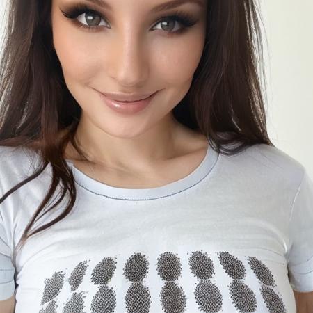 (((wearing a tshirt:1.4))) (((face close up:1.2))))<lora:DaintyWilderV1:0.8> woman, posing, picture, tattoo,woman,award winning photography, Professional Photo, detailed eyes, small perky breasts, horny expression, portrait, Highly detailed, fine details, intricate, sharpen picture,