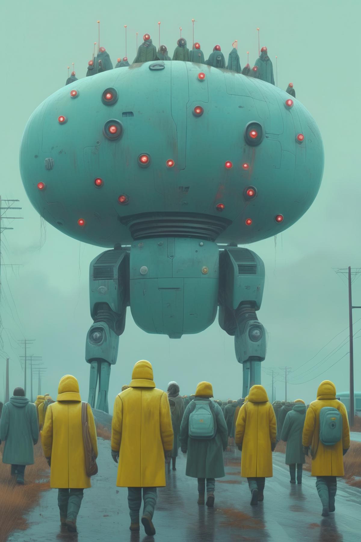 Simon Stålenhag Style image by Kappa_Neuro