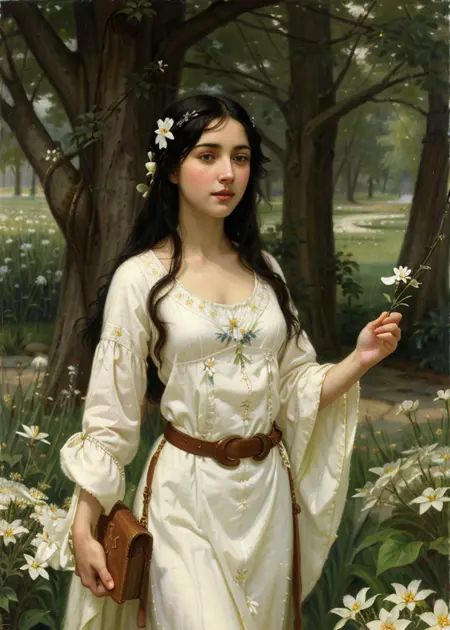 Edmund Leighton painting style