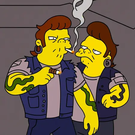 Snake_simpsons