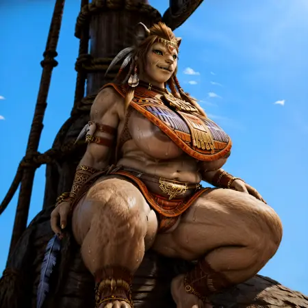 Female Hrothgar NPC