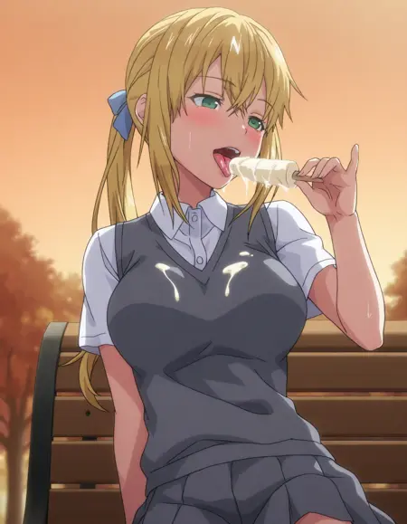 Aisa Makabe 真壁愛紗 / 3 Outfits / (Green Eyes: Ane Kyun! yori The Animation) / グリーン・アイズ -姉キュン! より- THE ANIMATION