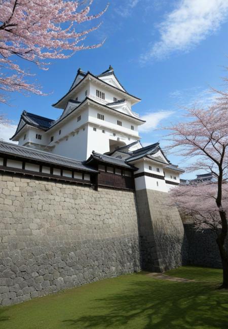 Japanese Stone Walls and Gatehouses SDXLV1