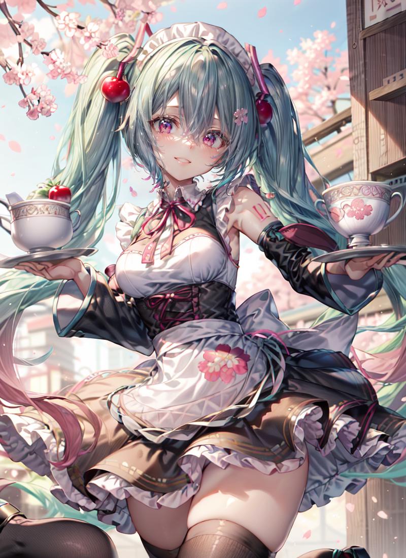 Hatsune Miku (Includes Sakura Miku) [LORA] image by worgensnack