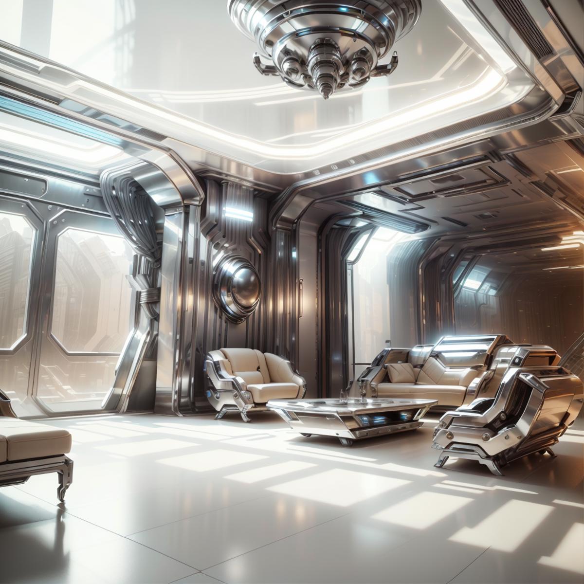 Futuristic Interior - composer image by navimixu