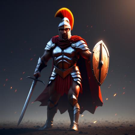 ancient Roman or Greek soldier V1