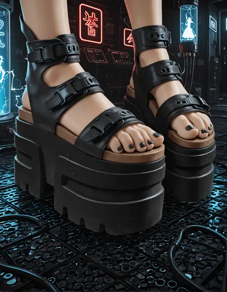 Rizzo 90s Cyber Flatforms