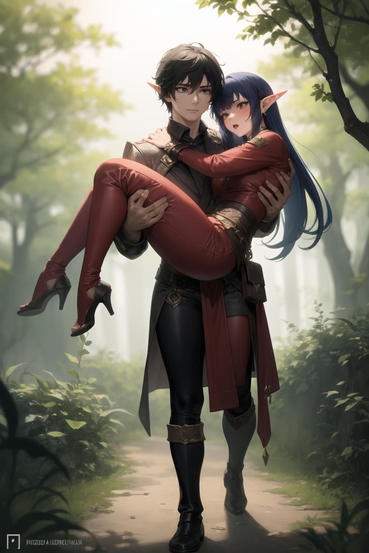 Princess Carry Pose Meaning