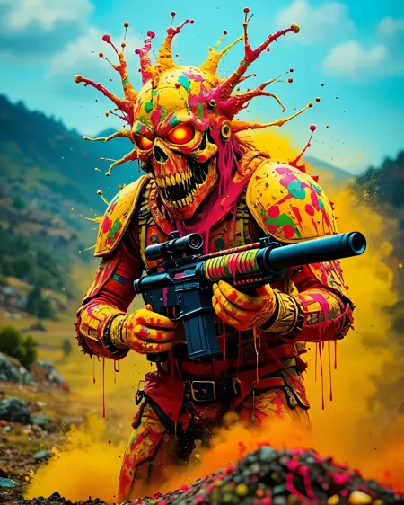 Colorful Horrorful: Gunnery Sergeant, Angry Jim.