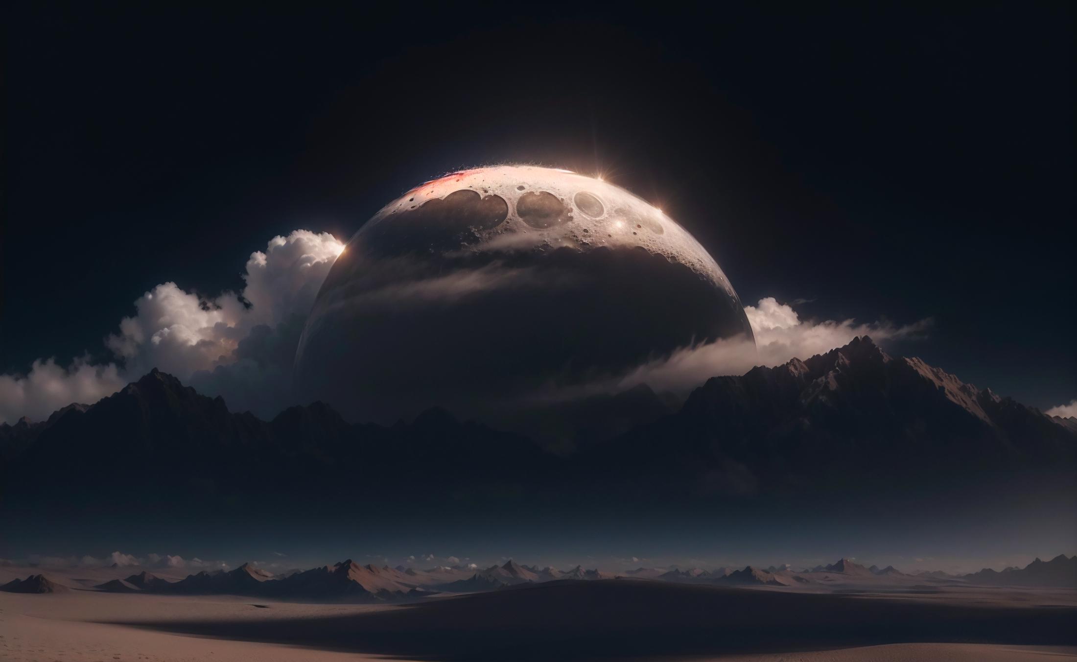 月之概念/Concept  moon image by kuere