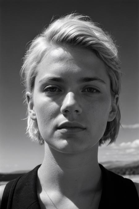 (photo by Alasdair McLellan 1.35) black and white ,RAW photo, subject, 8k uhd, dslr, soft lighting, high quality, film grain, Fujifilm XT3,