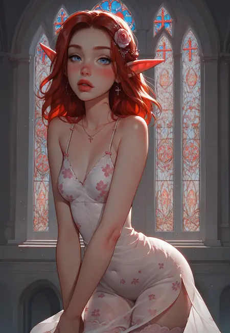 Elvish Medicine style Elf girl - pony