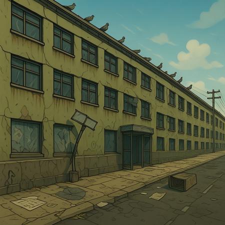 Abandoned Office 2D (GPT) - SDXL V1