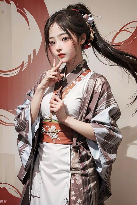 (1girl:1.3),solo,
official art, ultra detailed, beautiful and aesthetic, beautiful, masterpiece, best quality,
Kimono mage, silk robes, paper fan, origami spell, elegance, chinese dragon