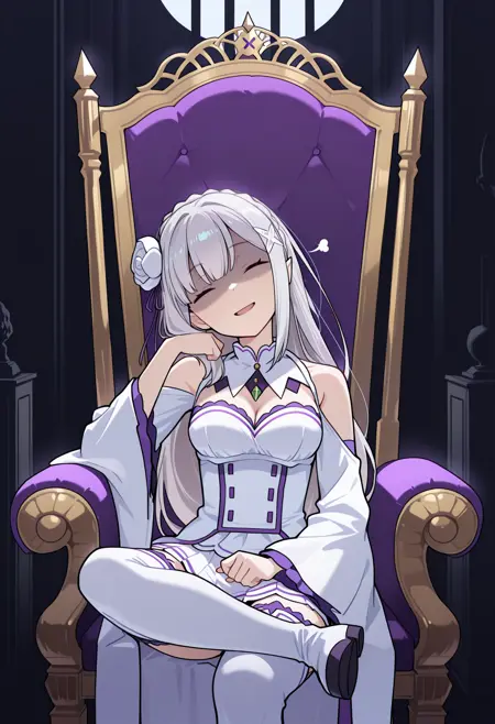 Figure Four Sitting Position | Crossed Legs | Concept IllustriousXL