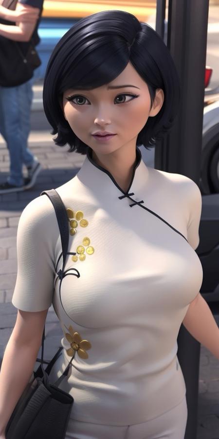 Sabine Cheng, Ladybug, Miraculous. Different models and attires. 🟤 Civilian (SD1.5)