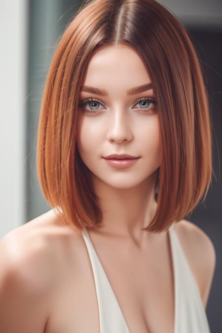 yulia, bobcut, blondehair