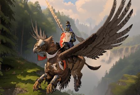 Royal Hippogryph Knight | Bretonnia (Total War Warhammer) V1