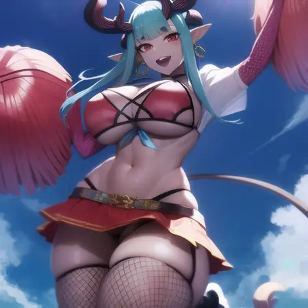 Ibuki Douji, 2nd Asention, Cheerleader - Fate Grand Order