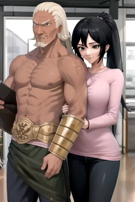 Raikage x Ros (Naruto x Upin & Ipin)