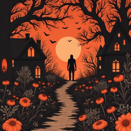 Floral Halloween V1