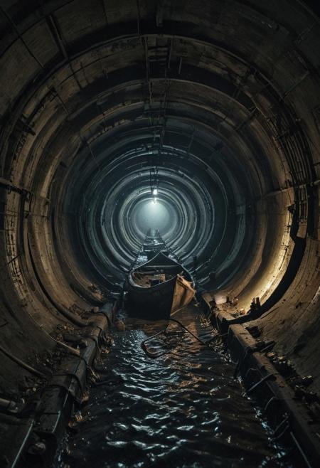 magic ships,Beneath the cityscape lies a world waiting to be explored — the mysterious sewer,
to create images that capture the eerie charm and gritty allure of subterranean environments,thrives in shadowy beauty and dimly lit mystique, providing a rich playground for those ready to fearlessly venture underground