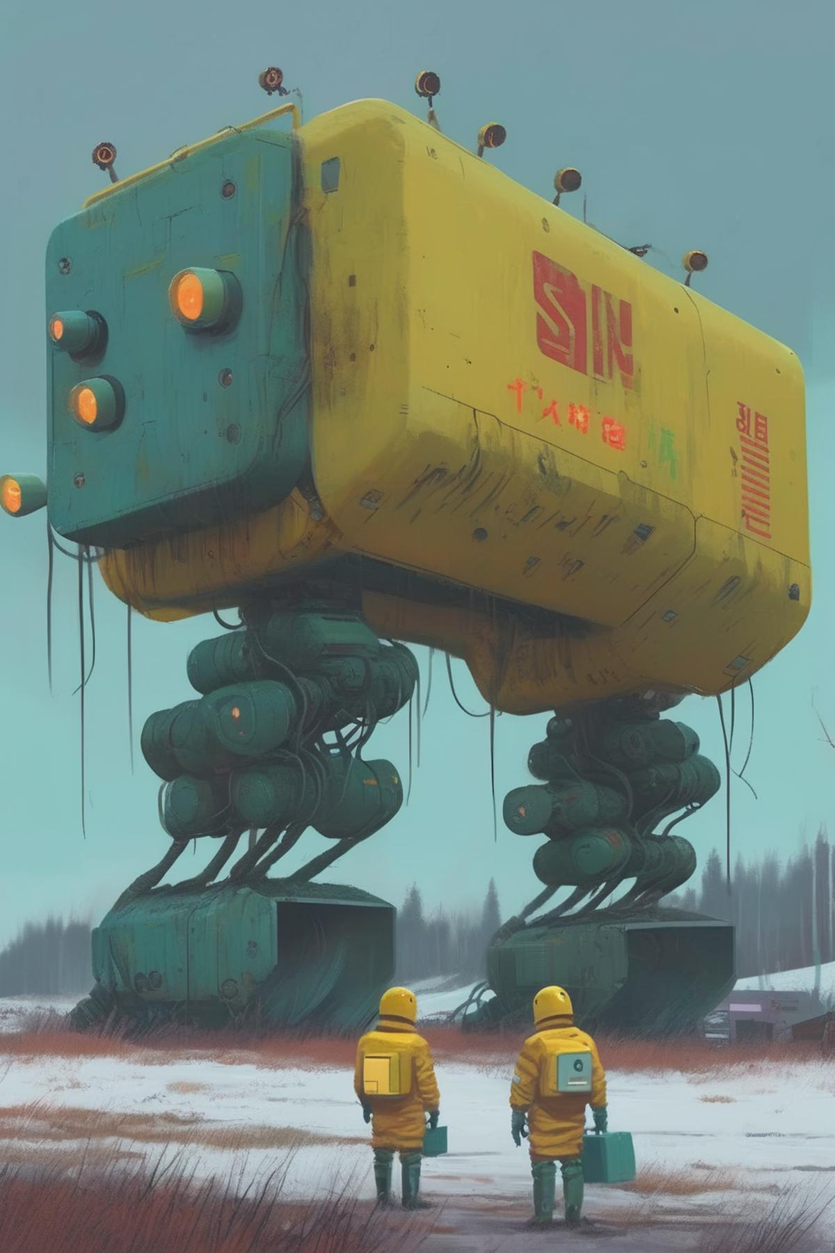 Simon Stålenhag Style image by Kappa_Neuro