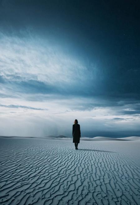 <lora:Moebius_Diffusion.safetensors:1.0>, A vast desert with crystalline blue dunes and a distant storm of luminous particles, blue and iridescent white, the luminous storm, in the style of Jean Giraud, in the style of Moebius,(High Fashion Editorial Photography by David Brandon Geeting and Melanie Friend:1.2), award-winning photography, aesthetic and beauty, perfectly crafted details, clear scene, f/22, bold, chromogenic prints, procedural sky, Darkened atmosphere, (center composition, symmetry composition:0.1), <lora:MJ52:0.3> <lora:zavy-cntrst-sdxl:1> dark, chiaroscuro, low-key The river styx underworld, oil painting, done with japanese brush technique, realistic, extreme detail, scary, terrifying, dark and warm environment, 8k) , , sky, clouds, sunlight, <lora:soldart:0.6> <lora:AngelicAI:0.1> <lora:add_detail:1>,, (best quality, 8K, high resolution, extreme detail, outstanding composition:1.4), dramatic light,