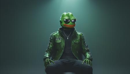 (cyberpunk style:1:2) (photo portrait of (pepe_frog:1.4) sitting in a wing chair), (professional photo of pepe_frog sitting in a wing chair:1.2), (extremely detailed pepe_frog face:1.4), full body shot, (1 boy), cyberpunk clothing, cyberpunk, (cyberpunk background:1.2), (extremely detailed cyberpunk background:1.3), extremely detailed background, cyberpunk body modification, cyberpunk 2077 body modification, (neon city background), cyberpunk suit, robot, science fiction, solo, full body, wires and cables, sharp focus, natural lighting, cyberpunk reimagined, neon lights, action pose, colorful, bright colors, science fiction, a dystopian cyberpunk city, neon, cyberpunk 2077, (cyberpunk 2077 cityscape), art by Masamune Shirow,soft neon light, cinematic, vivid details, robotic bionic features, (masterpiece, hyperrealistic, best quality:1.2), official art, extremely detailed CG unity 8k wallpaper, detailed background, best quality, expressive eyes, perfect face, perfect eyes, perfect anatomy, extremely detailed eyes and face, looking at viewer, detailed background, detailed clothes, cinematic lighting, beautiful 8k, masterpiece, best quality, high quality, hdr, photography by cosmicwonder, high definition, symmetrical face, volumetric lighting, 24mm, 4k, DSLR, high quality, ultra realistic,