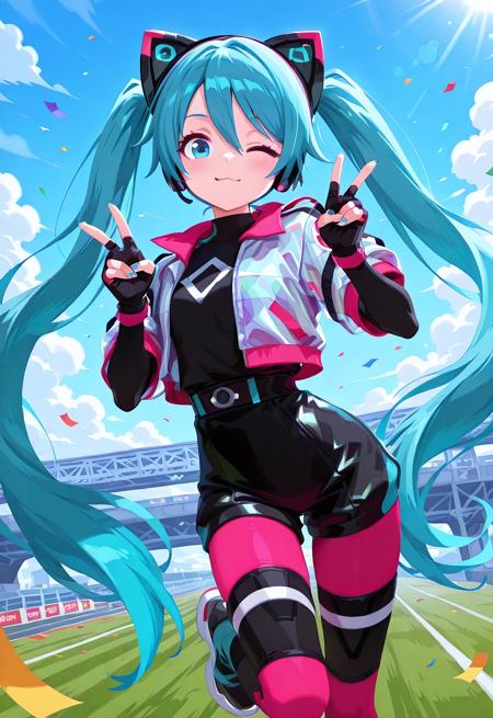 Hatsune Miku (Sonic Racing: CrossWorlds Outfit) V1
