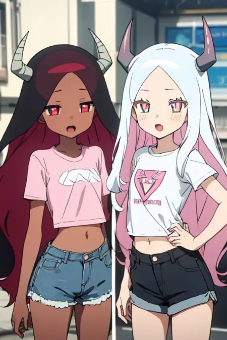 suu and mahou sama (Jahy-sama wa Kujikenai!)