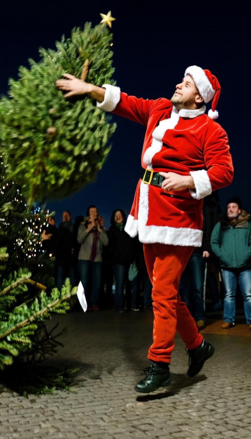 Xmas Tree Toss (Christmas Tree Throw) LoRA XL image by Hevok