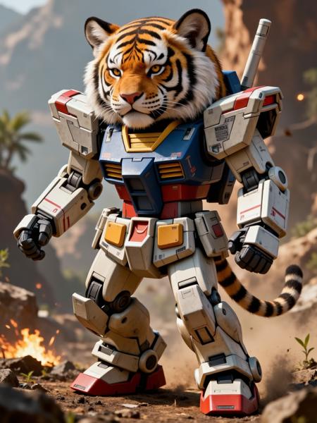 Gundam anthropomorphized animal v1.0