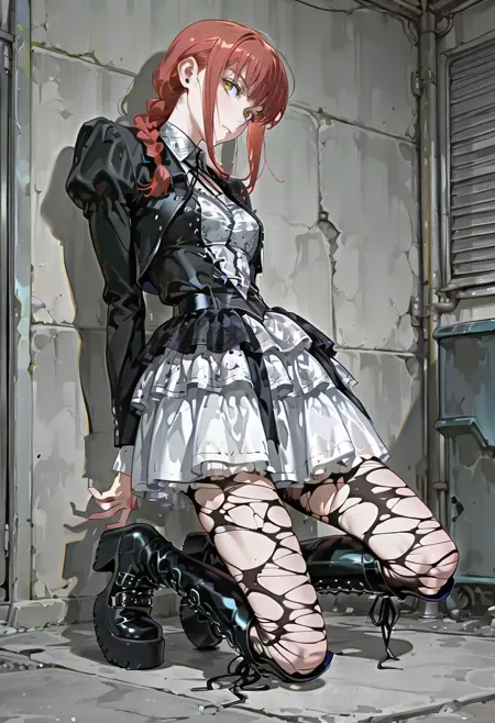 Metal Punk Layered Dress