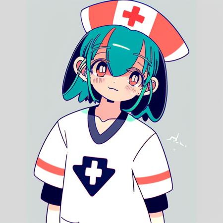 nurse girl , kaneko  <lora:BeCute:0.75>, illustration,  high quality, high resolution, BeCute
