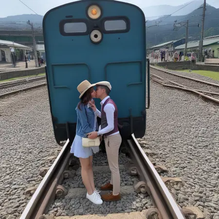 Romantic Kissing