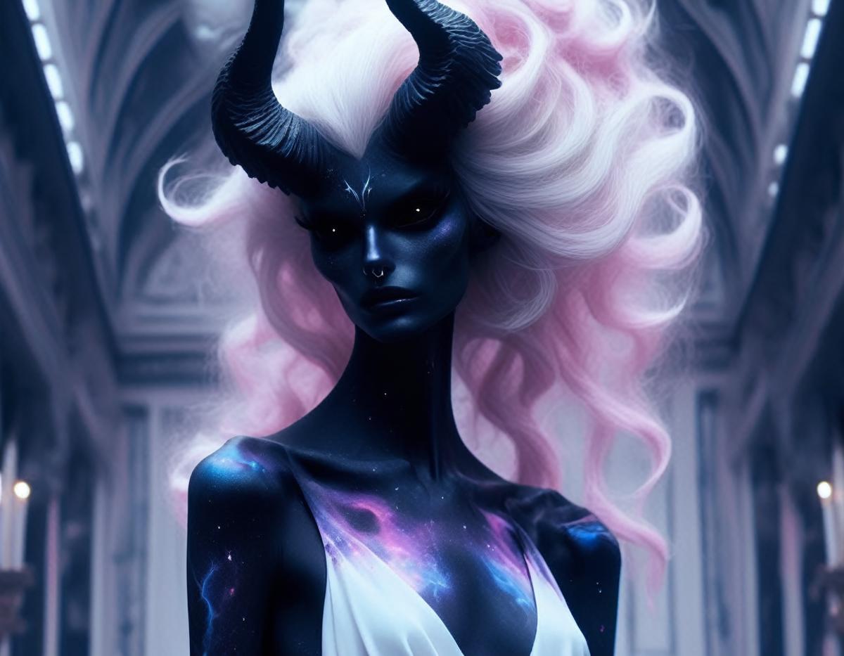 Cosmic demon girl image by redbible
