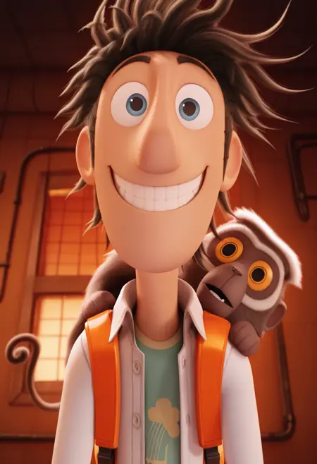 Flint Lockwood-Cloudy With A Chance Of Meatballs