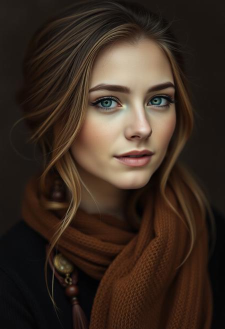 The most beautiful young Woman of the World. Portrait.