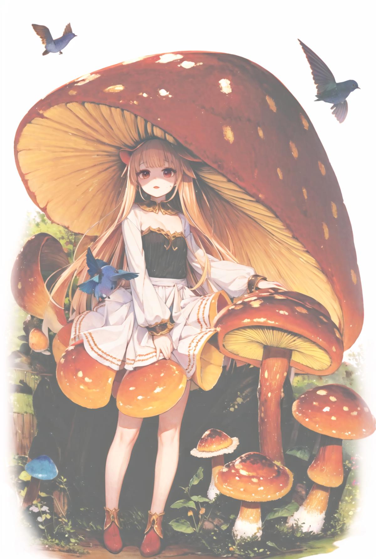 Mushroom Girl/蘑菇娘设计 image by Eisthol