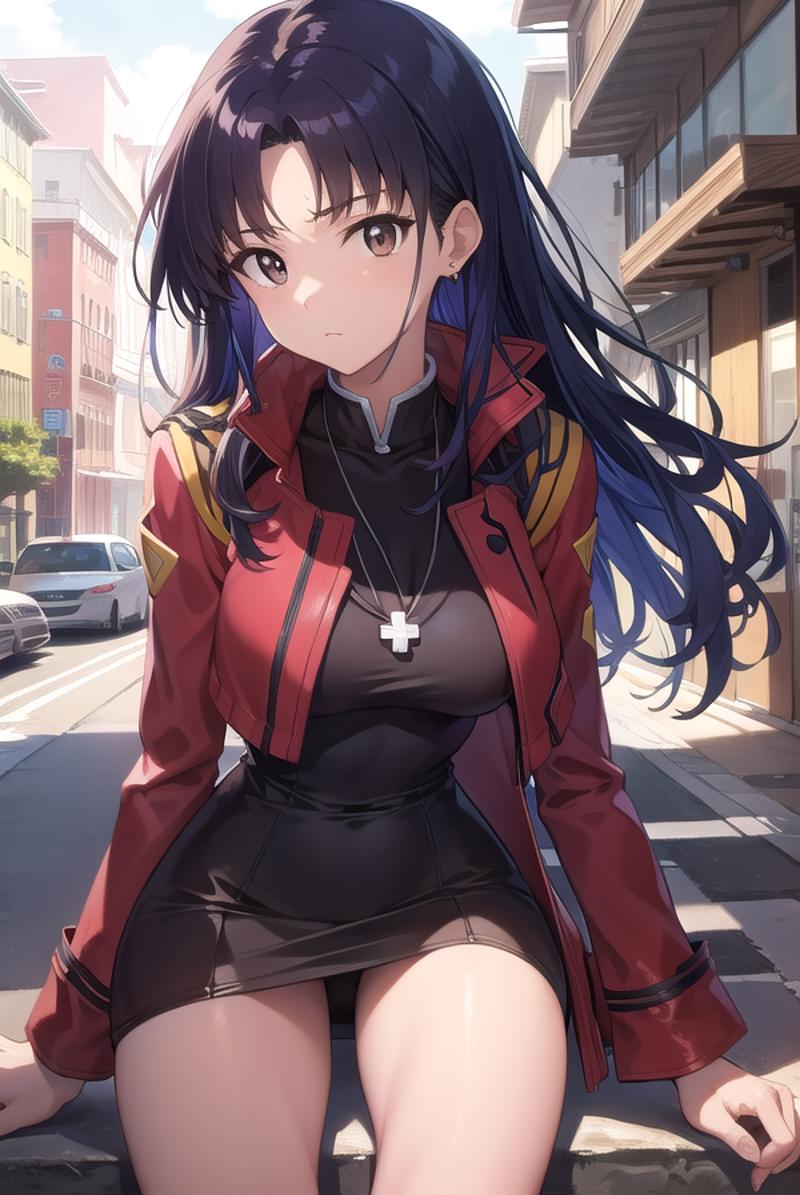 Misato Katsuragi (葛城 ミサト) - Neon Genesis Evangelion (新世紀エヴァンゲリオン) - COMMISSION image by nochekaiser881