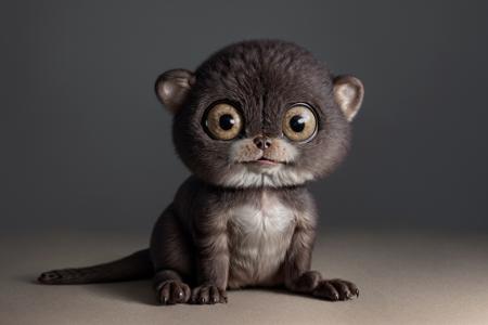 A charming photo of a small cute alien creature with big eyes, gazing into the camera, radiating an irresistibly endearing presence. ('Small cute alien creature:1.5'), ('Charming arrangement for an adorable look:1.4'), ('Soft lighting to enhance the endearing ambiance:1.3'), ('Detailed depiction of the lovable features and big eyes:1.4'), ('Realistic portrayal of the charming extraterrestrial being:1.4'), ('Epic quality with meticulous attention to cuteness:1.4'), ('High-resolution image for a visually heartwarming experience:1.4'), ('Attention to intricate details in the alien creature's adorable features:1.4'), ('Dynamic and cute composition:1.4'), ('Endearing and heartwarming ambiance:1.5'), ('ArtStation-worthy aesthetics:1.5'), ('Inspired by adorable creatures in fantasy art:1.5'), ('Fascinating and cute presentation:1.4'), ('Cinematic ambiance with an alien cuteness:1.4'), (fur:1.4)