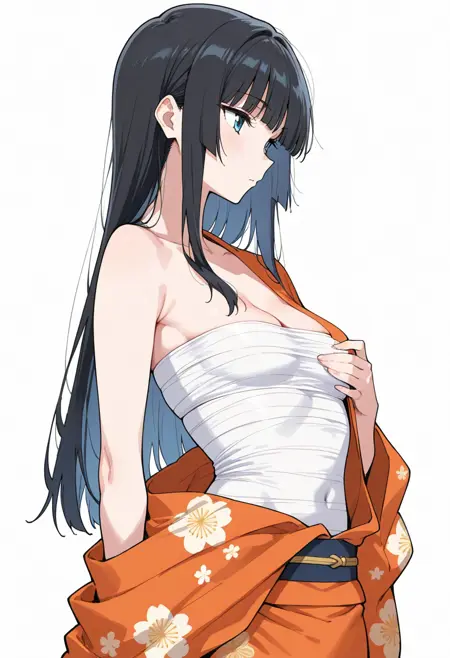 Midriff sarashi