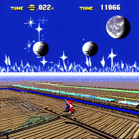 Sonic CD Special Stage Style