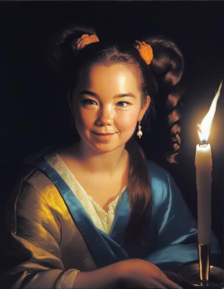 Chiaroscuro - Godfried Schalcken Style - SDXL 1.0 v1.0